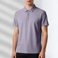 thumbnail image 2 of cfhntfmh Mens Golf Shirt Big and Tall Short Sleeve Quick Dry Performance T Shirts Solid Color Tennis Shirts for Men, 2 of 6