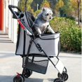 thumbnail image 4 of Pet Trolley Dog Trolley Foldable Pet Stroller, Lightweight Pet Trolley, Outdoor Small And, 4 of 4