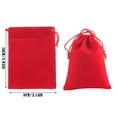 thumbnail image 4 of Binwennn Zippe Storage Photograph Organizers And Storage Linen Closet Shelf Organizer High Grade Velvet Bag Drawstring Storage Bag Packaging Bag Jewelry Mobile Phone Computer Bag, 4 of 7