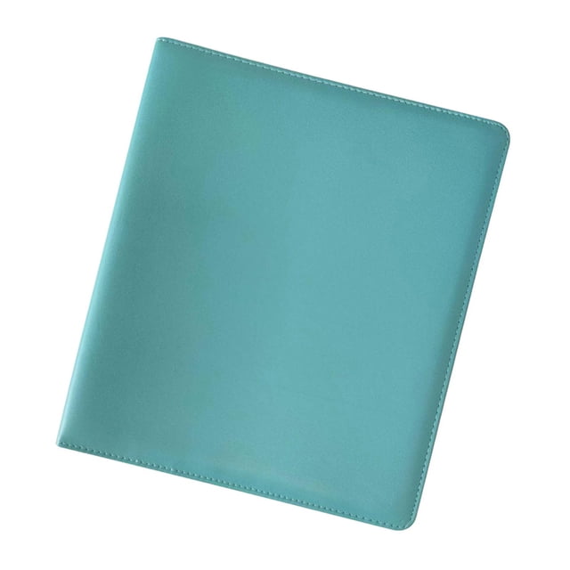 veasfak A4 Binder Card Collector Card Binder Sleeves for Card Baseball Football Card light blue