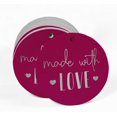 thumbnail image 2 of Inkdotpot Real Silver Foil Made With Love Text Tags Favor Hang Paper Tags 100 Pieces, 2 of 6