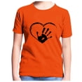 thumbnail image 5 of TZEWGL T-Shirt Graphique Décontracté Imprimé Couleur Orange Manches Courtes Col Rond pour Tout-Petits Filles Garçons Taille 12-13T, 5 of 5