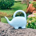 thumbnail image 3 of Water Can Anti-slid Handle Cute Plastic Creative Elephant Shape Water Pot for Garden Green 2 One Size, 3 of 13