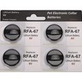 thumbnail image 2 of Enerpe RFA-67 RFA-67D-11 Batterie de Remplacement 6V Longue Durée & Haute Capacité Compatible avec Colliers Électroniques PetSafe Lot de 4, 2 of 10