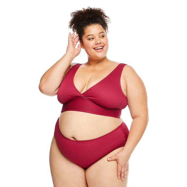 Haut de maillot de bain triangle George Plus pour femmes