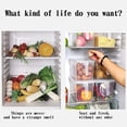 thumbnail image 4 of zanvin Storage and Organization Refrigerator Organizer, Refrigerator Organizer and Storage Clearer with Handle and Lid, Refrigerator Fruit Container, Refrigerator Storage to Keep Fresh Food, 4 of 6