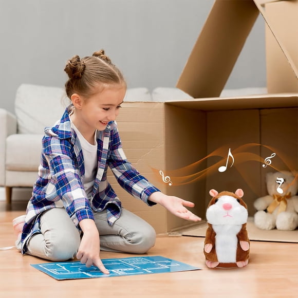 Hamster Toy Talking And Repeating Funny Stuffed Toy Plush Electric Interactive Birthday Gifts For Children