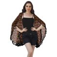 thumbnail image 2 of Moomaya Boléro Ouvert Imprimé Manches Kimono Imprimé Couverture de Plage pour Femmes, 2 of 5