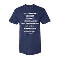 thumbnail image 1 of GOC Parcs Nationaux USA-Made Tri-Blend T-Shirt - Tri-Indigo - Police Blanche - XS, 1 of 1