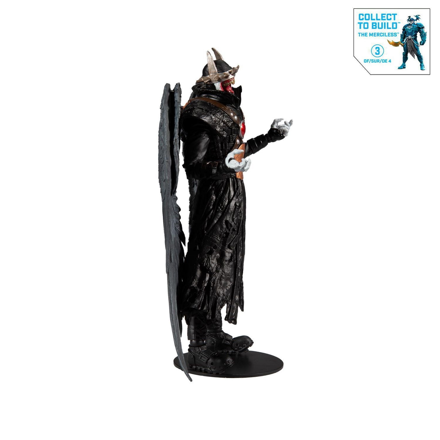 McFarlane Toys - DC Multiverse - Batman Who Laughs avec des ailes Sky Tyrant et des pièces pour la figurine "The Merciless"