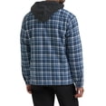 thumbnail image 3 of Wrangler® Men's Hooded Shirt Jacket, Blue, 3 of 6