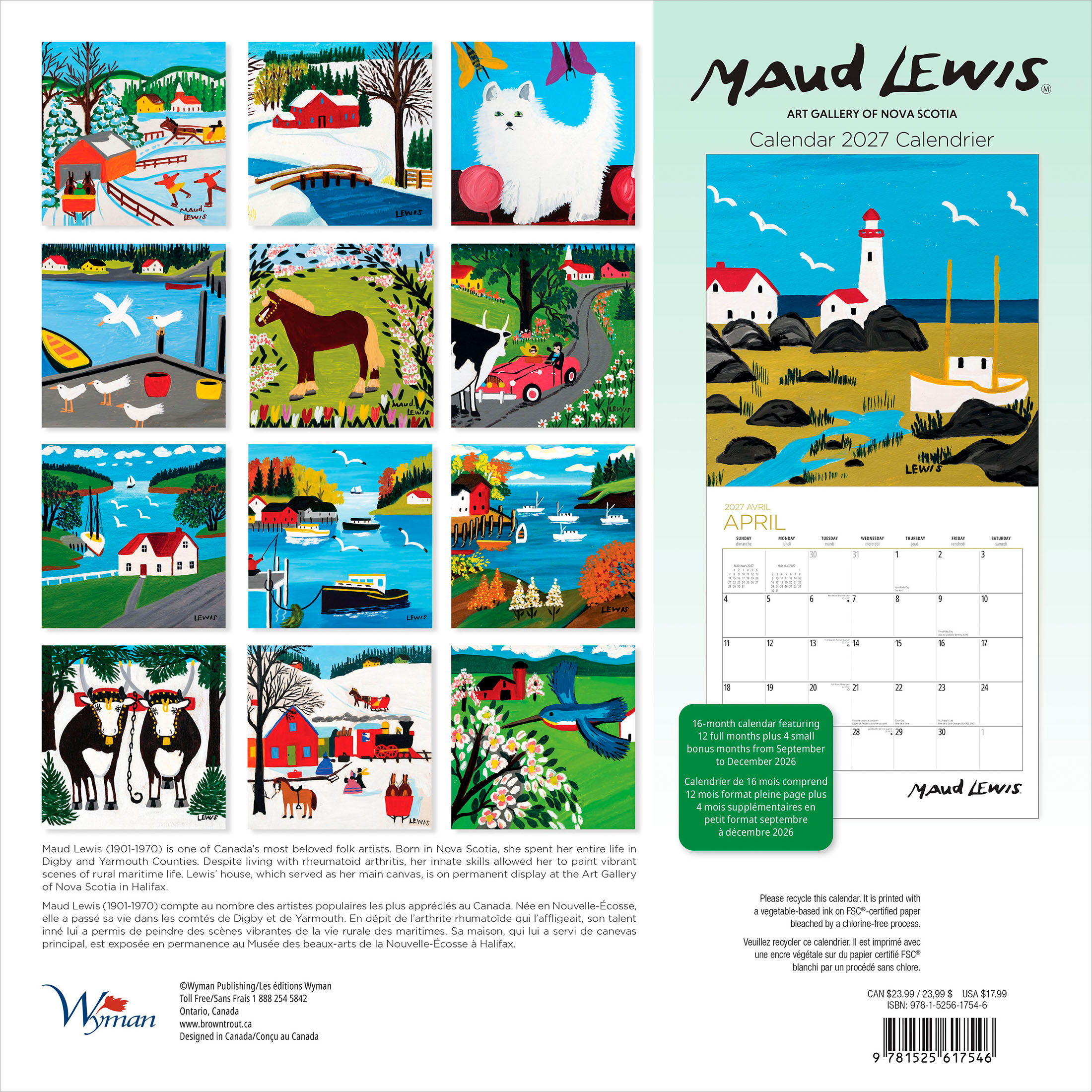 Maud Lewis AGNS 2027 Square ENGLISH FRENCH