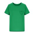 thumbnail image 1 of RXIRUCGD 2025 Vêtements d'Été pour Enfants Nouveaux T-Shirts d'Été pour Enfants Manches Raglan Manches Courtes T-Shirt Graphique Col Rond T-Shirt Filles Haut Décontracté, 1 of 5