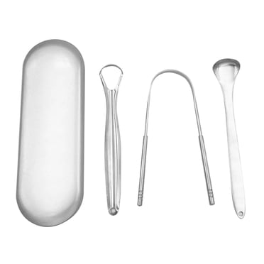 Amdohai Grattoir de Langue Nettoyant Réutilisable Réduire la Mauvaise Haleine Grattoir de Langue pour Adultes Outils pour Enfants