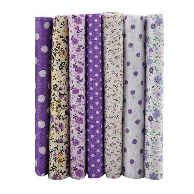 Fabric, Fabric Cotton 7Pcs DIY Sewing Fabric, For Decoration Sewing Quilting Crafting