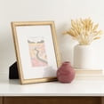 thumbnail image 2 of DesignOvation Salsita 8" x 10" matted to 4" x 6" Beaded Antique Gold Tabletop Picture Frame, 2 of 9