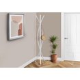 thumbnail image 3 of Monarch Specialties Coat Rack, Hall Tree, Free Standing, 3 Hooks, Entryway, 72"h, Bedroom, Metal, White, Contemporary, Modern, 3 of 4