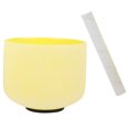 thumbnail image 1 of 8inch Frosted Quartz Crystal Singing Bowl, Strong Vibration Frequency Meditation Musical Instrument Bowl for Healing, 1 of 7