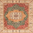 thumbnail image 1 of Ahgly Company Indoor Square Abstract Red Oriental Area Rugs, 5' Square, 1 of 6