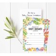 thumbnail image 2 of Inkdotpot 30 Fill In StyleBaby Shower Invitation Cards Dinosaur Jungle Animals Blank Invites, 2 of 7