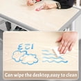 thumbnail image 4 of Garvee Kids Table and 6 Chair Set,47 Inches Modern Height Adjustable Toddler Table and 6 Chairs Set with Non-Slip Table Legs&Organizer Graffiti Desktop,Preschool Activity Art Craft Table for 6（Gray), 4 of 8