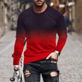 thumbnail image 1 of Meichang T-Shirt à Manches Longues pour Homme Coupe Ajustée, T-Shirts Graphiques pour Hommes Mode Urbaine Imprimé 3D Illusion d'Optique T-Shirts Mode Col Rond Confortable Chemises à Manches Longues pour Homme, 1 of 5