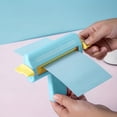 thumbnail image 1 of Riforla Paper Crimper Machine Large Size Paper Crimper Machine Small Paper Crimper Tool Shape Making Chip Crimper Tool DIY Arts Scrapbooking Decoration Making Arts & Crafts & Diy Toys Blue, 1 of 5