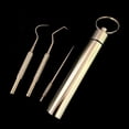 thumbnail image 4 of 1 Set Toothpick Eco-friendly Rust-proof Stainless Steel Toothpick Set with Storage Box for Home, 4 of 7