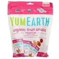 thumbnail image 1 of YumEarth, Organic Fruit Snacks, Tropical, 10 Packs, 0.62 oz (17.6 g) Each, 1 of 1