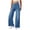 Navy, variant on LUOGENLI Female Casual Pants Pull on Wide Leg Jeans for Women High Waisted Stretchy Baggy Trendy Straight Leg Jeans Denim Pants Women Business Casual Pants 44X32 Blue XL