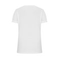 thumbnail image 5 of Timegard Hauts pour Femmes Col Rond Manches Courtes en Maille Bouffante Confortable Été Décontracté Ample Chemise Haut Blouse, 5 of 5