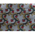 thumbnail image 4 of oneOone Georgette Viscose Fabric Spiral & Floral Block Print Fabric By Yard 42 Inch Wide, 4 of 4