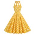 thumbnail image 1 of Costumes d'Halloween Aguichant pour Femmes Mode Col en V Sans Manches Vintage Imprimés Robes de Fête Cocktail Robes Extensibles Robe de Fête pour Femmes 2023 en Liquidation, 1 of 8