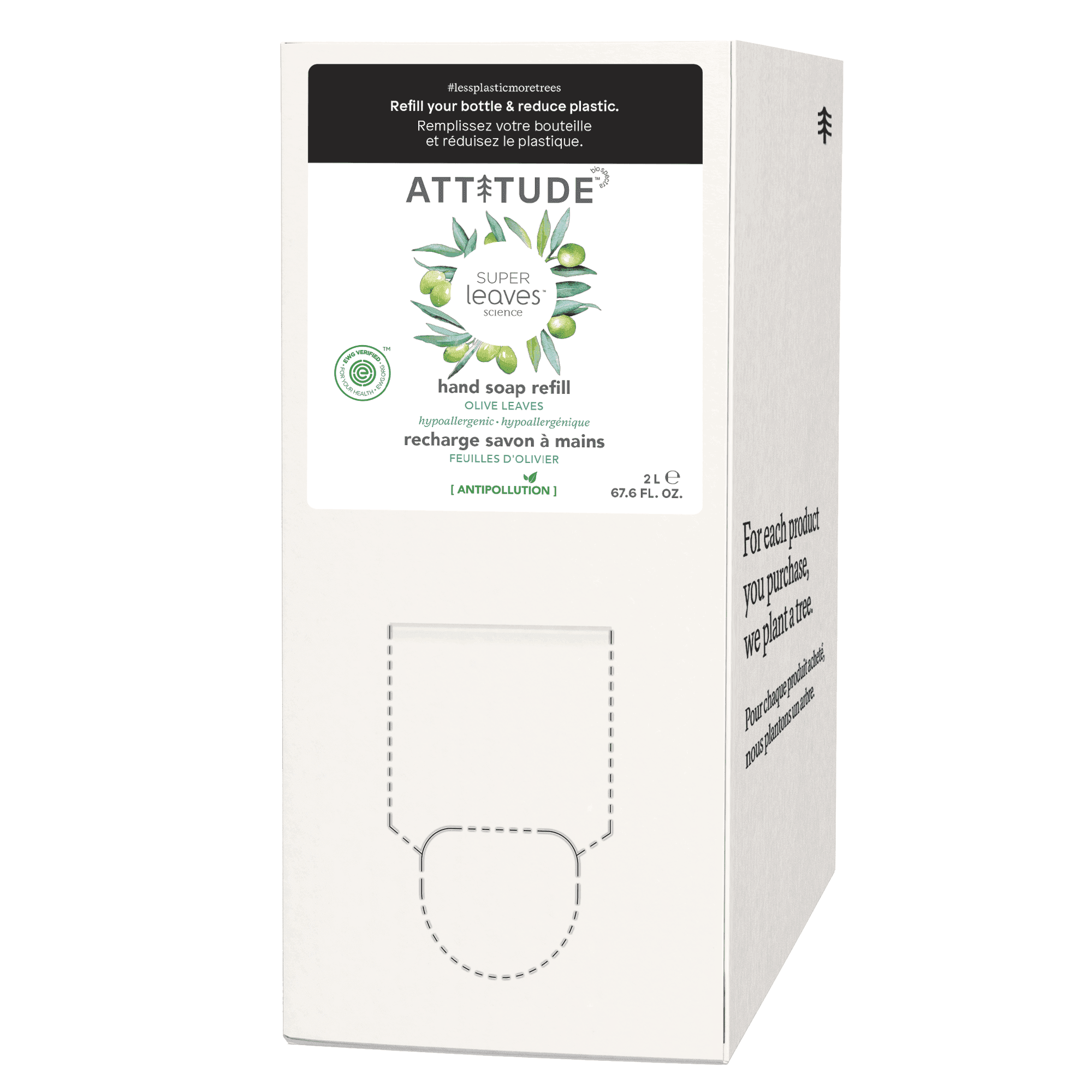 Attitude Hand Soap Olive Leaves 2L