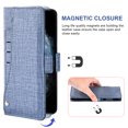 thumbnail image 4 of Wallet Case for iPhone 11 Pro Max 6.5 inch, Blocking Card Slot Stand Shockproof TPU Interior Case PU Leather Magnetic Protect Flip Cover Compatible with iPhone 11 Pro Max 6.5 inch, Blue, 4 of 4