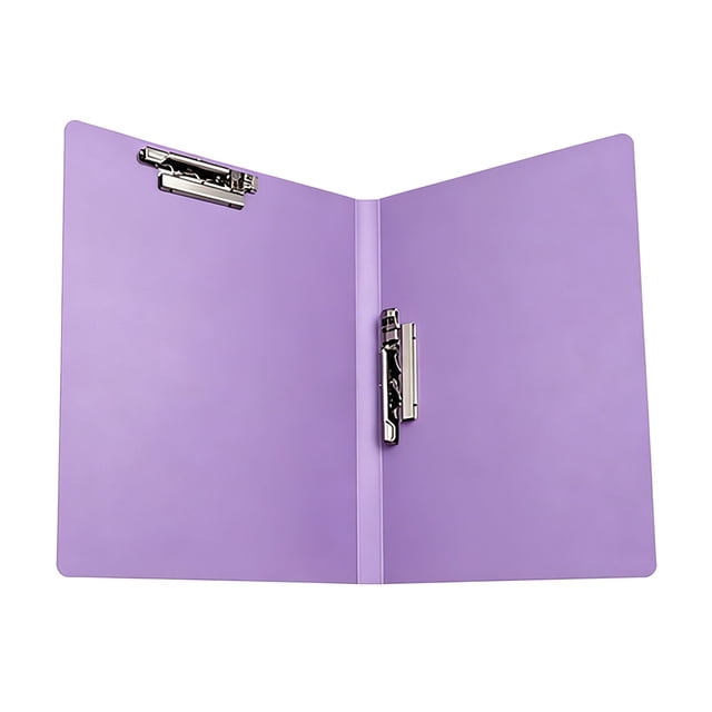 ZTTD Double Strong Clips File Folder Report Cover, Punchless Binder with 2 Clamp, Office Project Folder, Commercial or S-chool Documents File Folder, for Letter Size or A4 Size