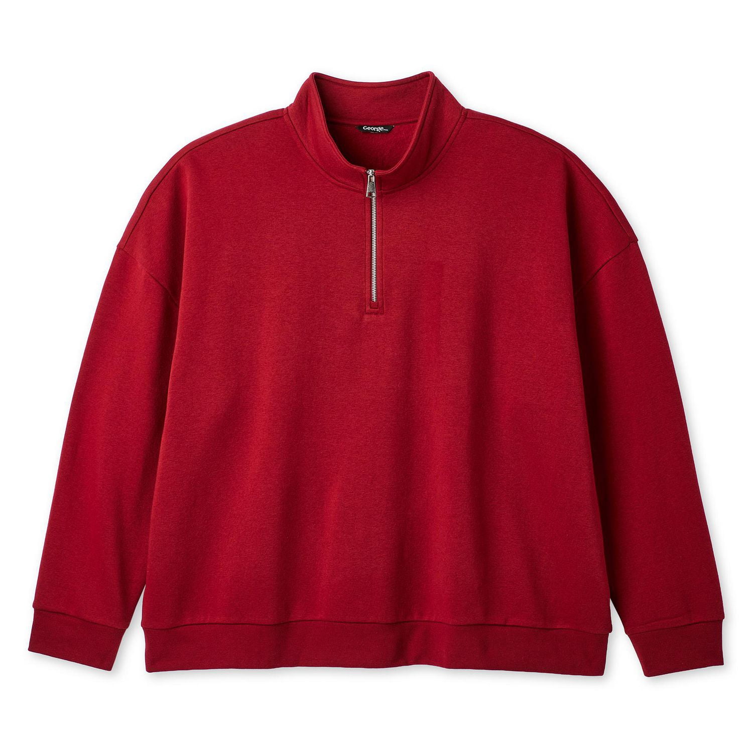 George Big Men's Quarter Zip Sweatshirt