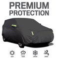 thumbnail image 2 of Housse de Voiture Housses Complètes avec Bande Réfléchissante Protection Solaire Housse Antipoussière et Imperméable Résistante aux Rayures pour 4x4/VUS Voiture d'Affaires, 2 of 7