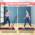 thumbnail image 4 of Gymax 2.25HP Under Desk Electric Pad Treadmill Running Machine w/ APP Red, 4 of 10