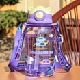 thumbnail image 4 of 650ml Cartoon PP Mug Silicone Nozzle Outdoor Kids Bottle+ Anti-loss Hand Rope, 4 of 8