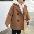 thumbnail image 4 of SHTXOZHI Manteau Robe Garçon Fille Manches Longues Trench-Coat Automne Hiver 1-6 Ans, 4 of 7