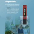 thumbnail image 3 of Water Quality Test Monitor 0.01 High Accuracy Water Quality Tester with 0-14 PH Measurement Range Aquarium Swimming B, 3 of 6