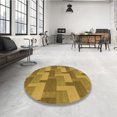 thumbnail image 4 of Ahgly Company Machine Washable Indoor Square Transitional Dark Bronze Brown Area Rugs, 8' Square, 4 of 7