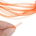 thumbnail image 4 of Unique Bargains Round Belts 3mm Dia 10 Meters Length Smooth Surface PU Polyurethane, Orange, 4 of 5