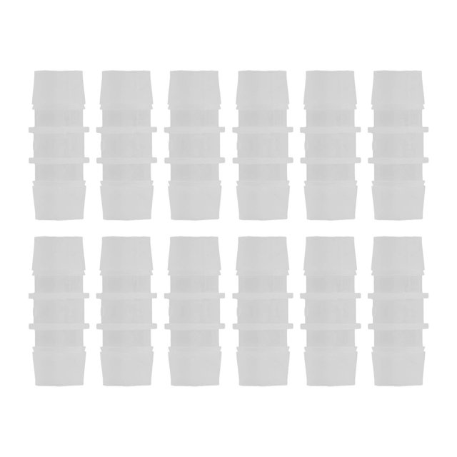 Barb Hose Fittings,12PCS PP Plastic Hose Plastic Hose Joint Equal Diameter Barb Fittings World-Class Design