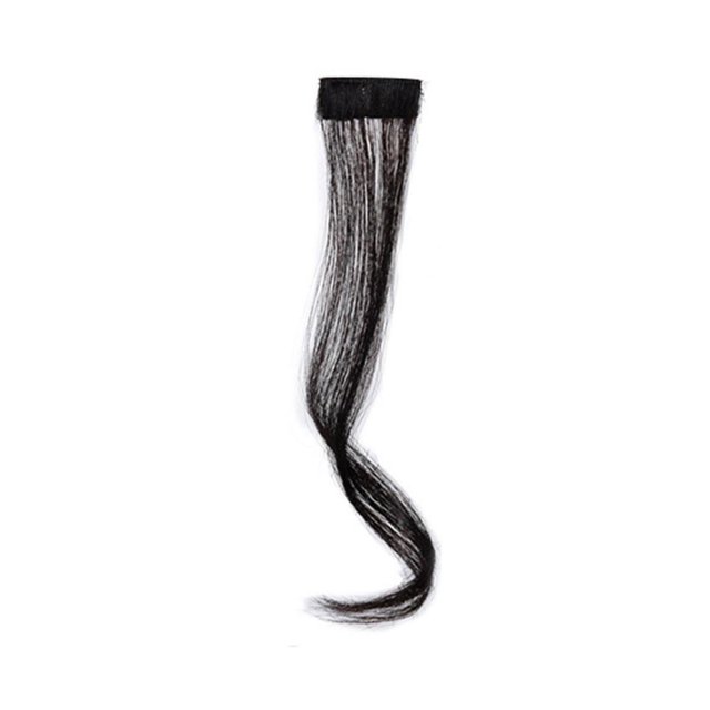 RYGRZJ Hair Extensions Straight Highlight Hairpieces Fake Streak Curls~