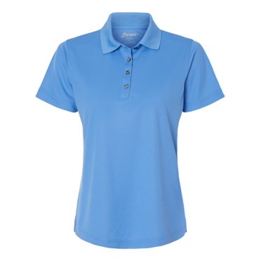 Paragon Womens Saratoga Performance Mini Mesh Polo, L, Bimini Blue