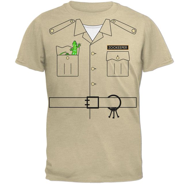 Halloween Zookeeper Costume Mens T Shirt