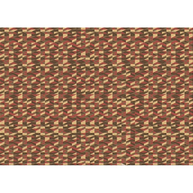 Ahgly Company Machine Washable Indoor Rectangle Transitional Caramel Brown Area Rugs, 7' x 10'