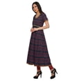 thumbnail image 2 of Moomaya Kurta Longue Tunique à Manches Courtes en Coton pour Femmes, Kurtis Imprimés avec Fente avant, 2 of 6